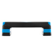 VEVOR Aerobic Exercise Step Platform Adjustable Workout Stepper 4 Riser Blue