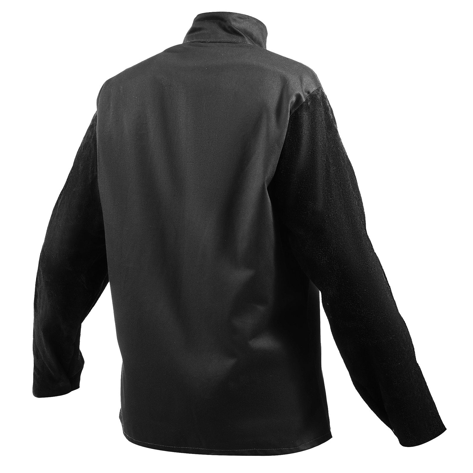VEVOR FR Welding Jacket M Size Heavy Duty Cowhide Leather & 9oz FR Cotton