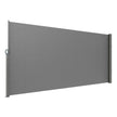 VEVOR Retractable Side Awning, 71''x 138'' Outdoor Privacy Screen, 180g Polyester Water-proof Retractable Patio Screen, UV 30+ Room Divider Wind Screen for Patio, Backyard, Balcony, Gray
