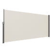 VEVOR Retractable Side Awning, 71''x 138'' Outdoor Privacy Screen, 180g Polyester Water-proof Retractable Patio Screen, UV 30+ Room Divider Wind Screen for Patio, Backyard, Balcony, Beige
