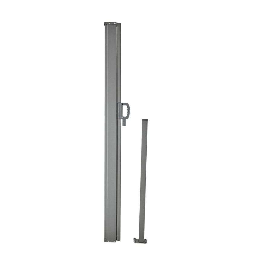 VEVOR Retractable Side Awning, 71''x 138'' Outdoor Privacy Screen, 180g Polyester Water-proof Retractable Patio Screen, UV 30+ Room Divider Wind Screen for Patio, Backyard, Balcony, Beige