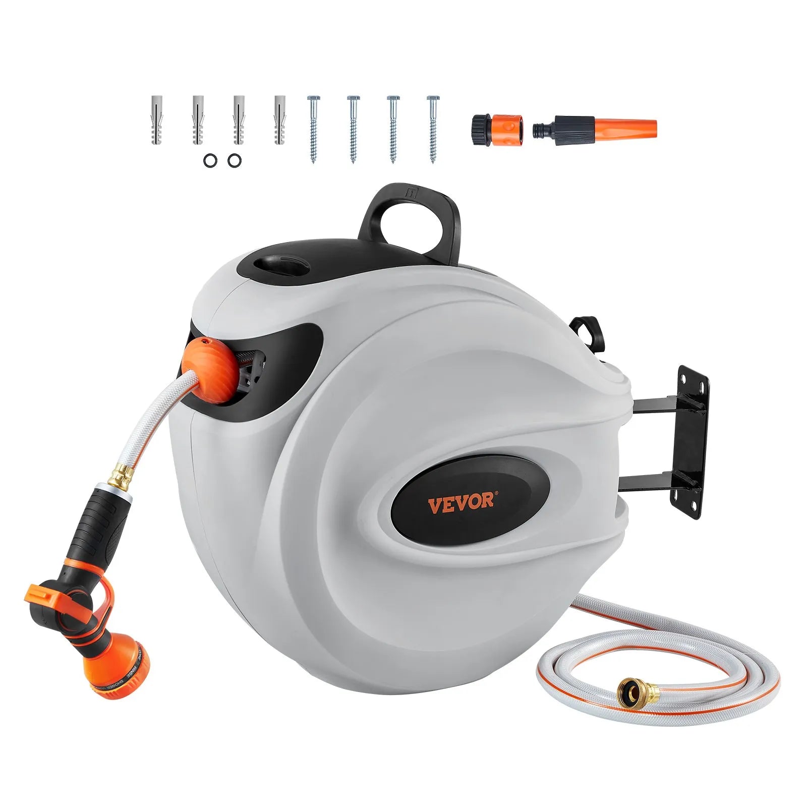 VEVOR Retractable Hose Reel Water Hose Reel 130'x1/2
