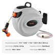 VEVOR Retractable Hose Reel Water Hose Reel 65'x5/8