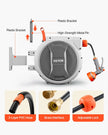VEVOR Retractable Garden Hose Reel 1/2 in x 84 ft Wall Mounted Garden Hose Reel