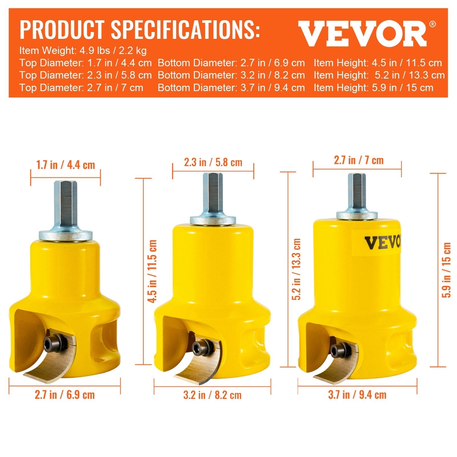 VEVOR Tenon Cutter, 1\