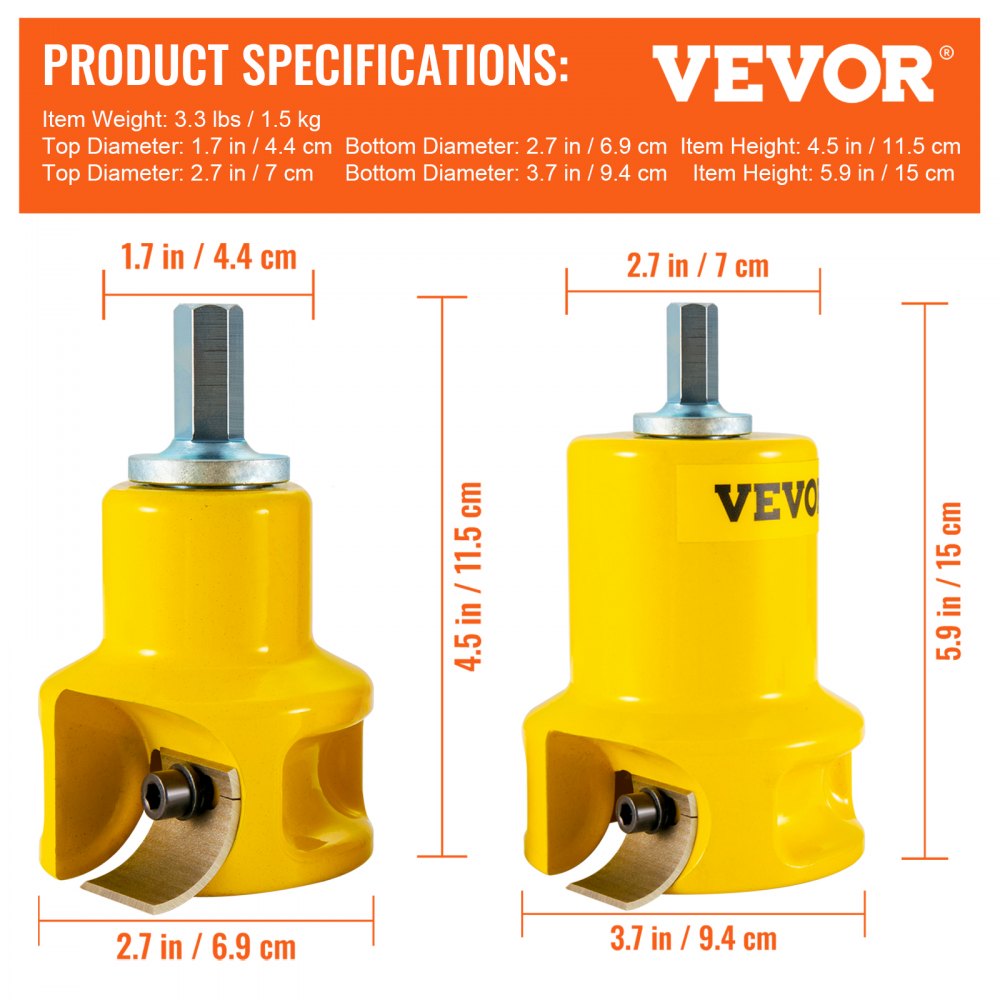 VEVOR Tenon Cutter, 1\