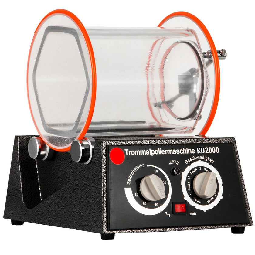 VEVOR Jewelry Polisher Tumbler 5Kg Capacity Mini Rotary Tumbler Machine with Timer Jewelry Polisher Finisher for Jewelry Stone (5 Kg Capacity)