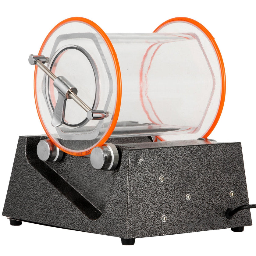 VEVOR Jewelry Polisher Tumbler 5Kg Capacity Mini Rotary Tumbler Machine with Timer Jewelry Polisher Finisher for Jewelry Stone (5 Kg Capacity)