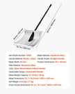 VEVOR Snow Shovel for Driveway, 16 in Wide Aluminum Alloy Snow Shovel, Non Slip Grip, Large Capacity Snowplow Shovels, Detachable & Lightweight Snows Removal Tool for Garden Car Camping Outdoors
