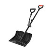 VEVOR Snow Shovel for Driveway, 18 in Wide Plastic Snow Shovel with Assist D-shaped Handles, Non Slip Grip, Large Capacity Snowplow Shovels, Lightweight Snows Removal Tool for Garden Car Camping