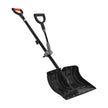 VEVOR Snow Shovel for Driveway, 18 in Wide Plastic Snow Shovel with Assist D-shaped Handles, Non Slip Grip, Large Capacity Snowplow Shovels, Lightweight Snows Removal Tool for Garden Car Camping