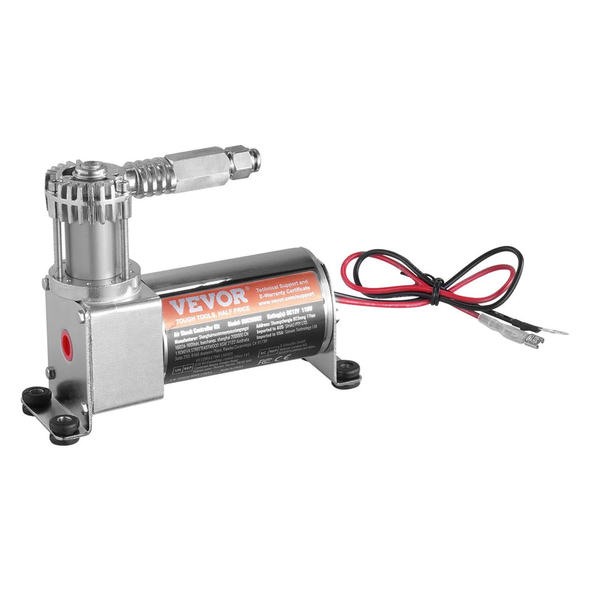 VEVOR Air Shock Controller Kit 100PSI On Board Air Compressor System Single Path