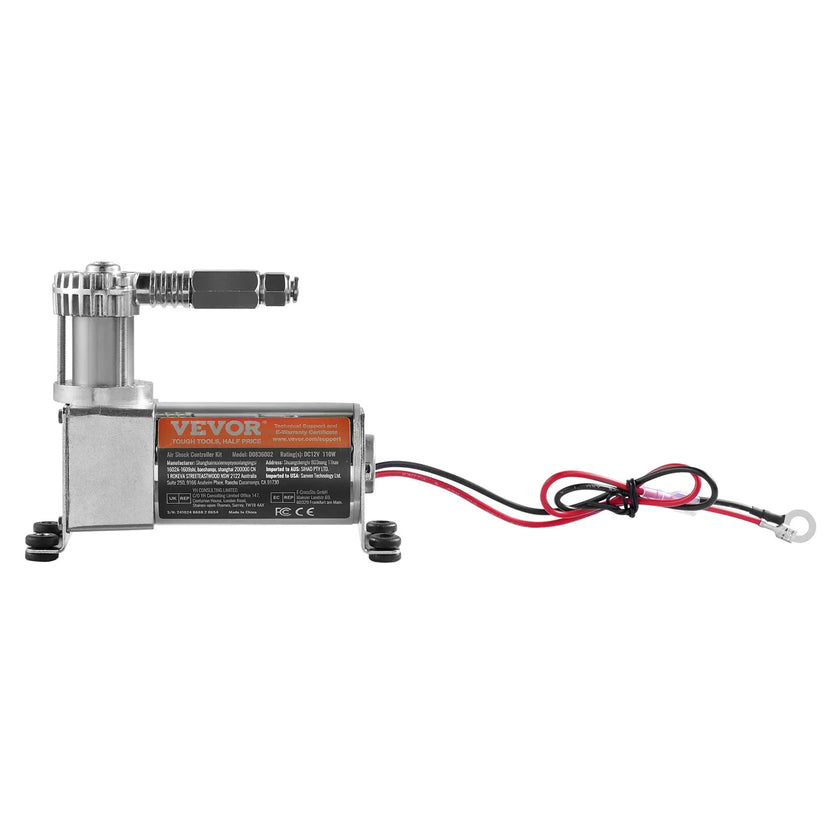 VEVOR Air Shock Controller Kit 100PSI On Board Air Compressor System Single Path