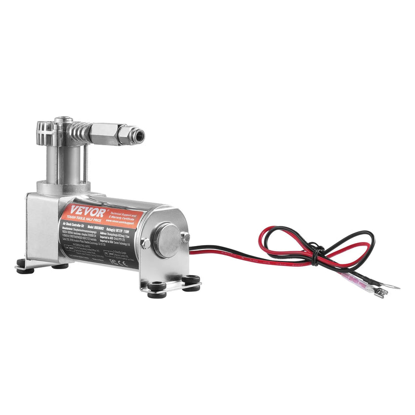 VEVOR Air Shock Controller Kit 100PSI On Board Air Compressor System Single Path