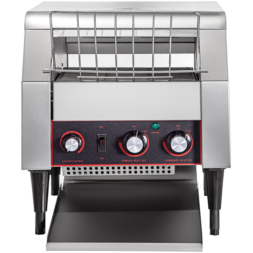 VEVOR Commercial Conveyor Toaster 2200W, Electric Heavy Duty Stainless Steel 300PCS/Hour, Commercial Bread Toaster Sliver 110V for Restaurant Breakfast