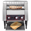 VEVOR Commercial Conveyor Toaster 2200W, Electric Heavy Duty Stainless Steel 300PCS/Hour, Commercial Bread Toaster Sliver 110V for Restaurant Breakfast