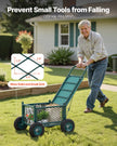 VEVOR Rolling Garden Seat with Wheels 400LB Heavy Duty Garden Cart with Storage