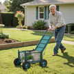 VEVOR Rolling Garden Seat with Wheels 400LB Heavy Duty Garden Cart with Storage