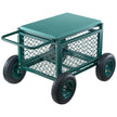 VEVOR Rolling Garden Seat with Wheels 400LB Heavy Duty Garden Cart with Storage