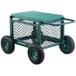 VEVOR Rolling Garden Seat with Wheels 400LB Heavy Duty Garden Cart with Storage