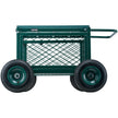 VEVOR Rolling Garden Seat with Wheels 400LB Heavy Duty Garden Cart with Storage