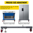 VEVOR Adjustable Universal Mobile Base PM-2500 Heavy-Duty Mobile Base Rolling Mobile Base, Used for Mobilizing Large Power Tools, Table Saws, Drill Press, Planers, Jointers, Fridge and Washing Machine