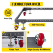 VEVOR Adjustable Universal Mobile Base PM-2500 Heavy-Duty Mobile Base Rolling Mobile Base, Used for Mobilizing Large Power Tools, Table Saws, Drill Press, Planers, Jointers, Fridge and Washing Machine
