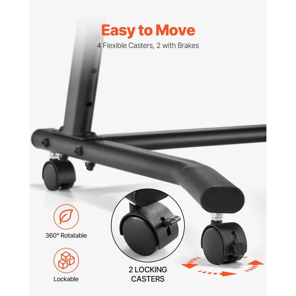 Cycling Desk – Adjustable Mobile Bike & Treadmill Workstation with Wheels