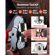 900-Piece Grommet Tool Kit with Manual Press Pliers, 1/4