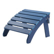 VEVOR Adirondack Ottoman 18.7L x 18.9W x 13.8H Inch HDPE Folding Footrest Blue