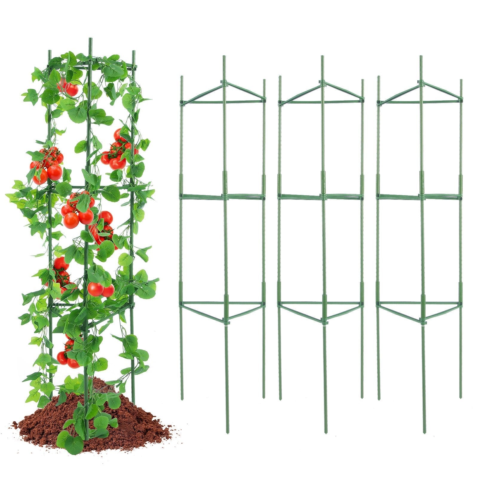 VEVOR 6 Packs Tomato Cages for Garden 48