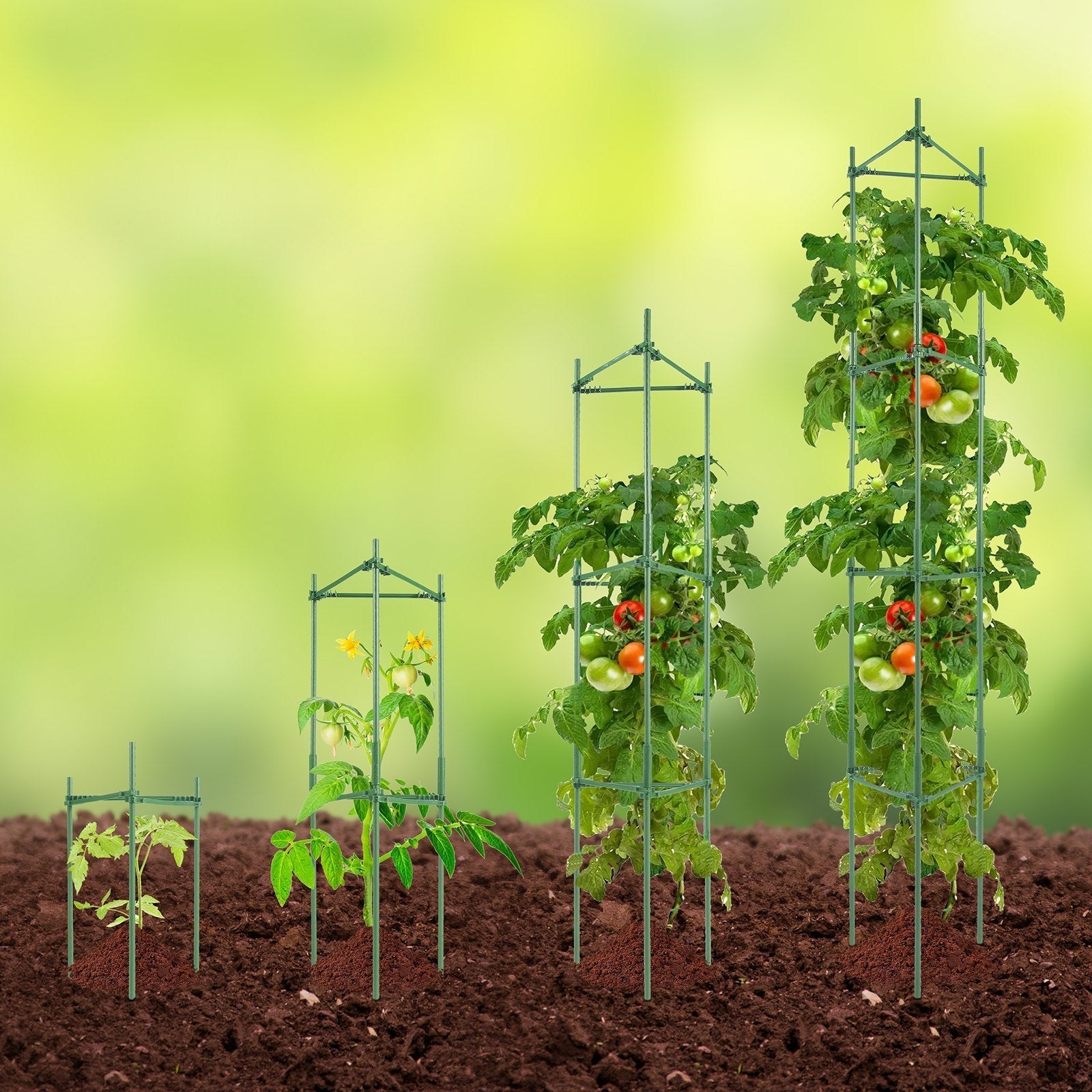 VEVOR 4 Packs Tomato Cages for Garden 63