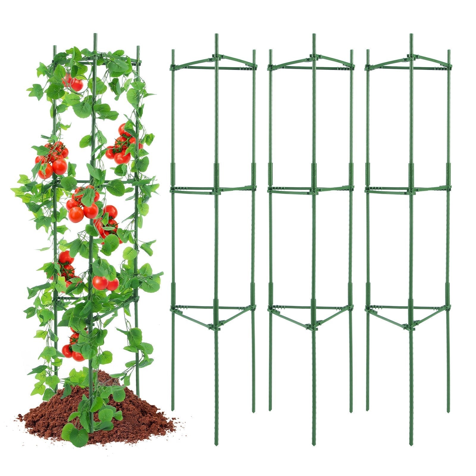 VEVOR 4 Packs Tomato Cages for Garden 63