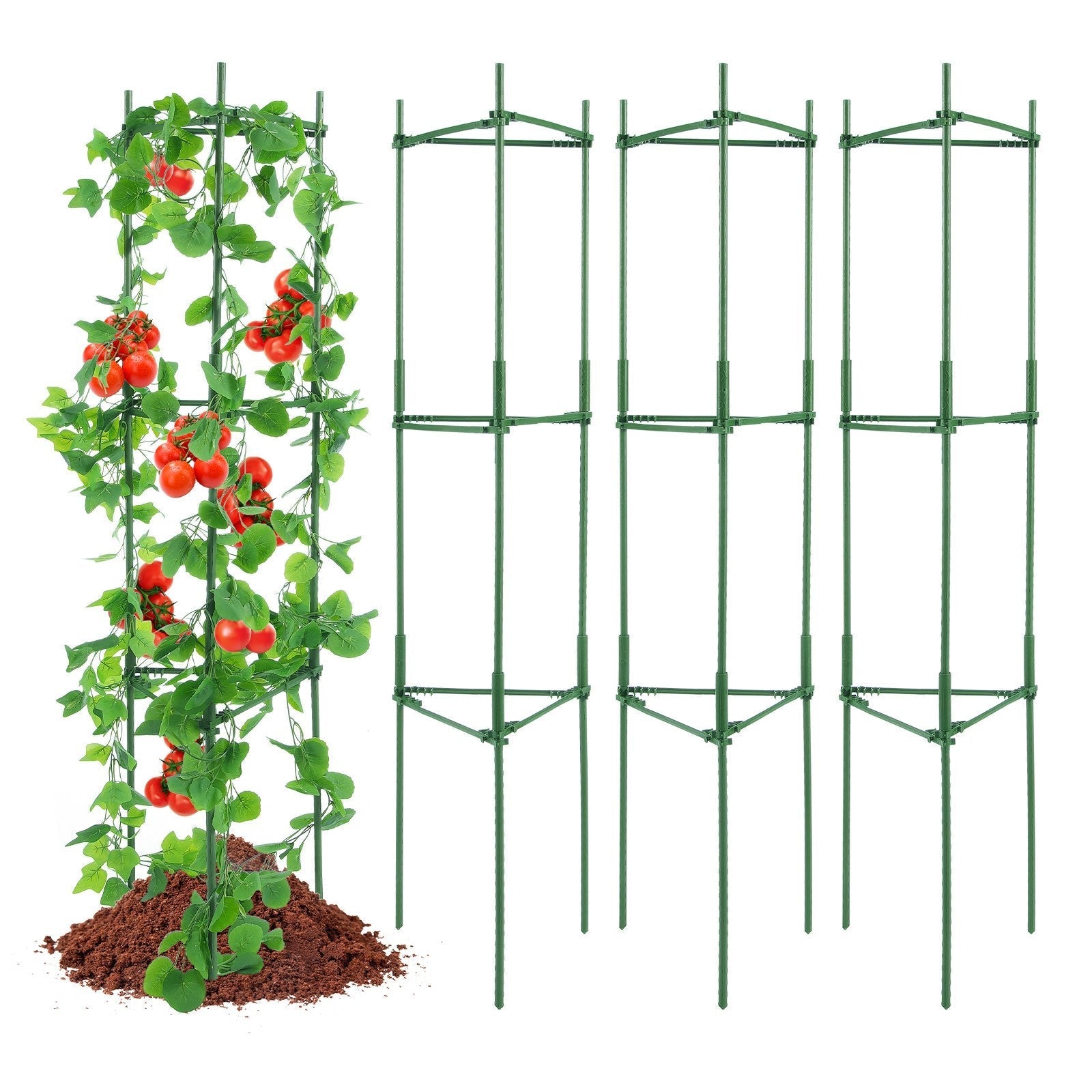 VEVOR 4 Packs Tomato Cages for Garden 63