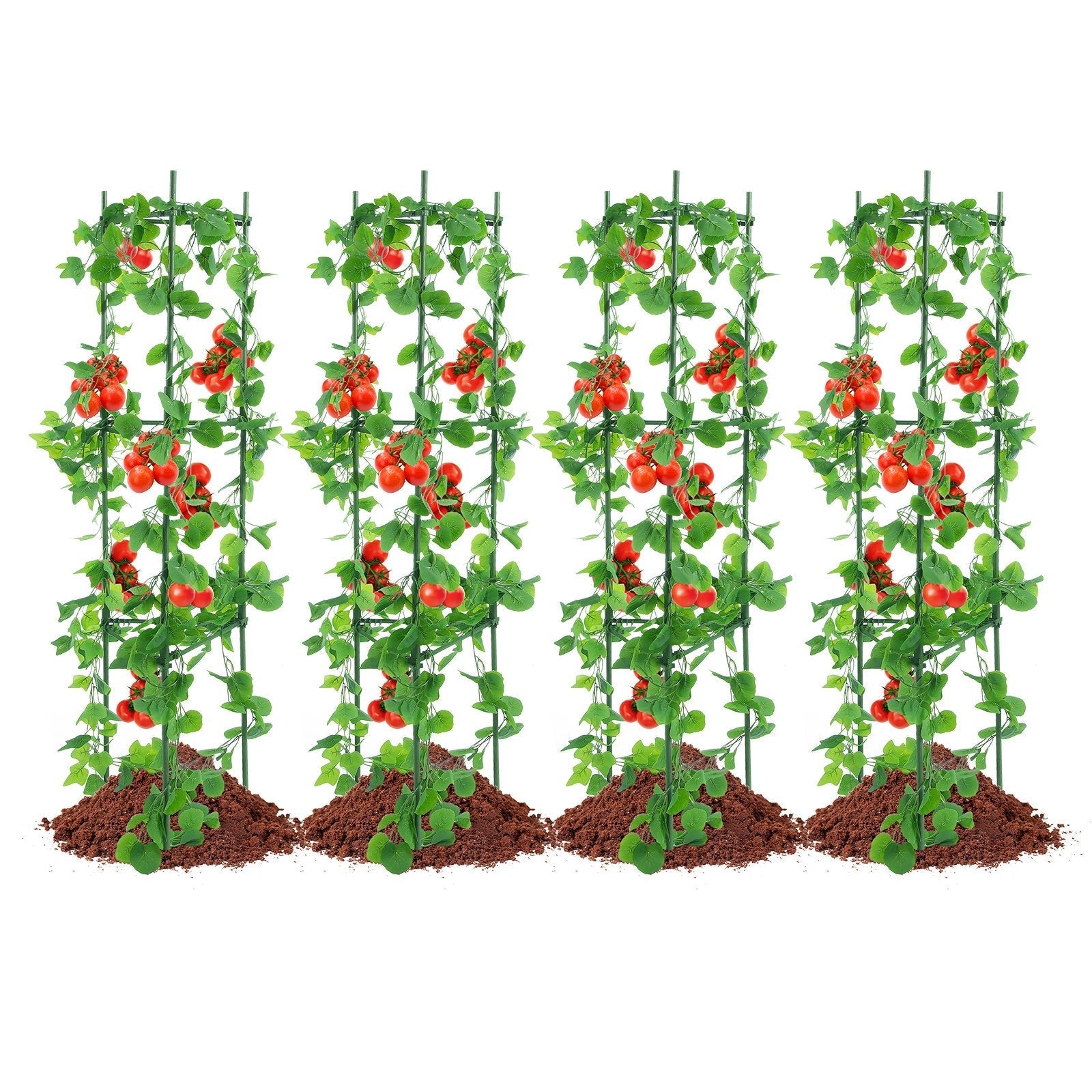 VEVOR 4 Packs Tomato Cages for Garden 63
