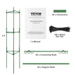 VEVOR 4 Packs Tomato Cages for Garden 63