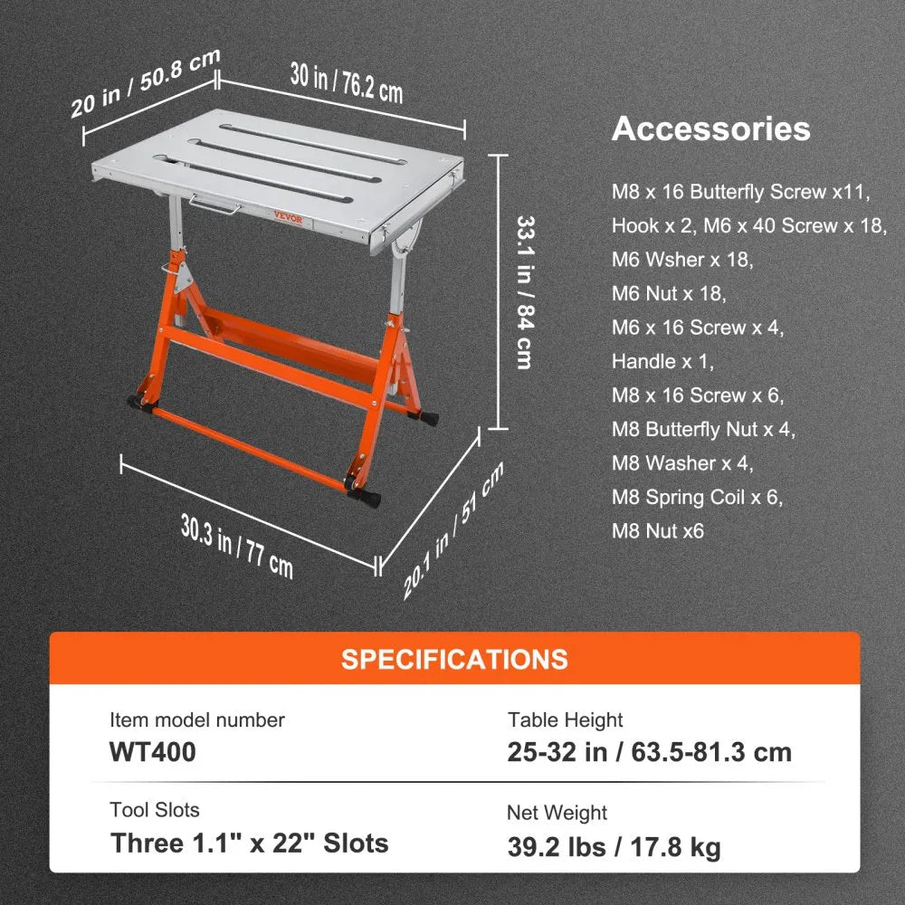 VEVOR Welding Table 30