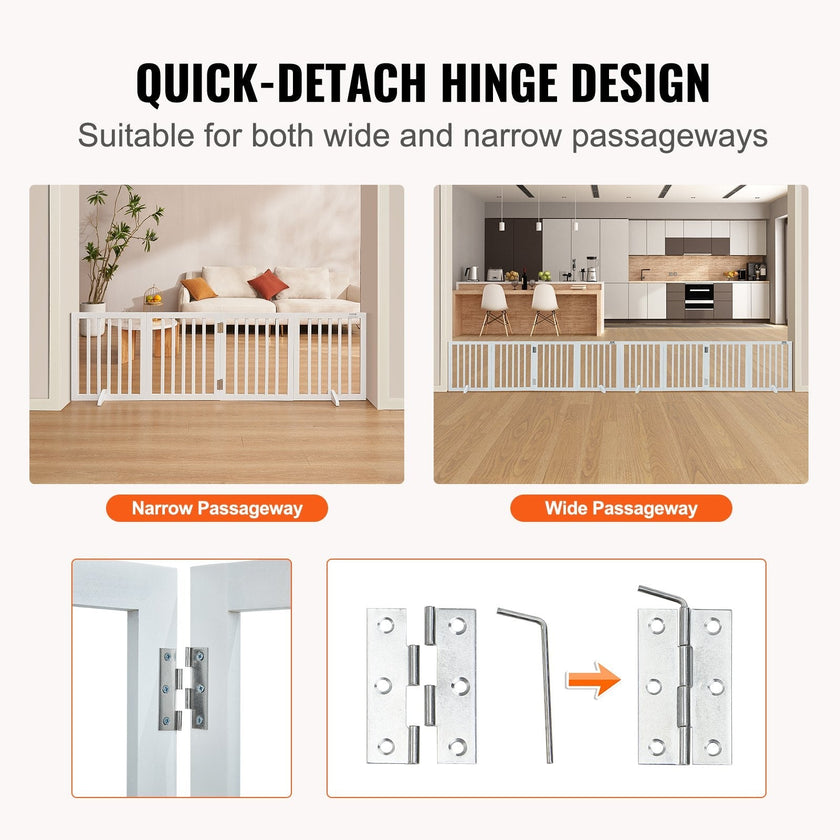 VEVOR Free Standing Dog Gate, 24