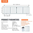 VEVOR Free Standing Dog Gate, 24