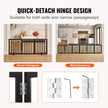 VEVOR Free Standing Dog Gate, 24