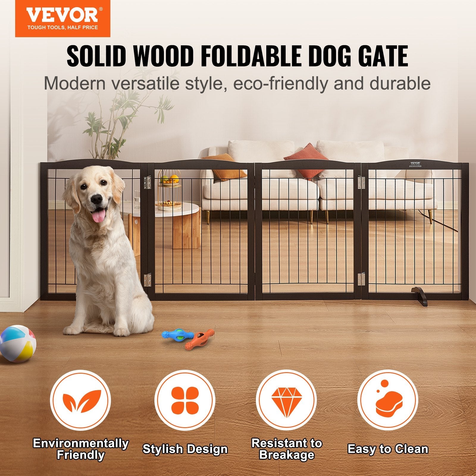 VEVOR Free Standing Dog Gate, 32