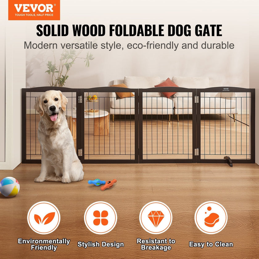 VEVOR Free Standing Dog Gate, 32