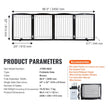 VEVOR Free Standing Dog Gate, 32