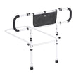 VEVOR Bed Rails for Elderly Adults, 180° Foldable Bed Assist Rails for Seniors, 450LBS Loading Bed Side Rails Bed Cane with 4-Level Adjustable Handle, Storage Pocket Fits King Queen Full Twin Bed