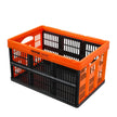 VEVOR Plastic Collapsible Storage Basket, 45L 3 Packs, Folding Stackable Storage Containers/Bins with Handles, Large Heavy Duty Containers for Clothes, Toys, Books, Snack, Shoes and Grocery Organizing