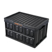 VEVOR Collapsible Storage Bins with Lids, 45L 3 Packs, Folding Plastic Stackable Utility Crates with Handles, Large Heavy Duty Containers for Clothes, Toys, Books, Snack, Shoes, and Grocery Organizing