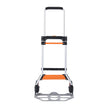 VEVOR Folding Hand Truck, 275 lbs Load Capacity, Aluminum Portable Cart, Convertible Hand Truck and Dolly with Telescoping Handle and PP+TPR Wheels, Ultra Lightweight Super Strong for Moving Warehouse