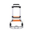 VEVOR Folding Hand Truck, 275 lbs Load Capacity, Aluminum Portable Cart, Convertible Hand Truck and Dolly with Telescoping Handle and PP+TPR Wheels, Ultra Lightweight Super Strong for Moving Warehouse