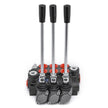 VEVOR 3 Spool Hydraulic Control Valve 11GPM Hydraulic Directional Control Valve Double Acting Hydraulic Valve for Tractors Loaders Tanks