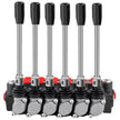 VEVOR Hydraulic Directional Control Valve, 6 Spool Hydraulic Spool Valve, 11 GPM Hydraulic Loader Valve, 3600 PSI Directional Control Valve, Hydraulic Valves And Controls For Tractors Loaders Tanks